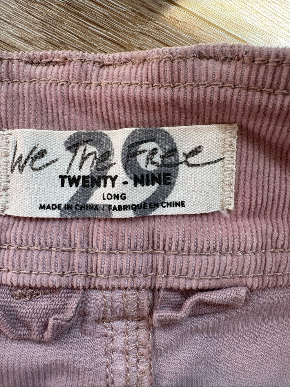 Free People- We The Free Tw
Dusty Rose Corduroy skirt
